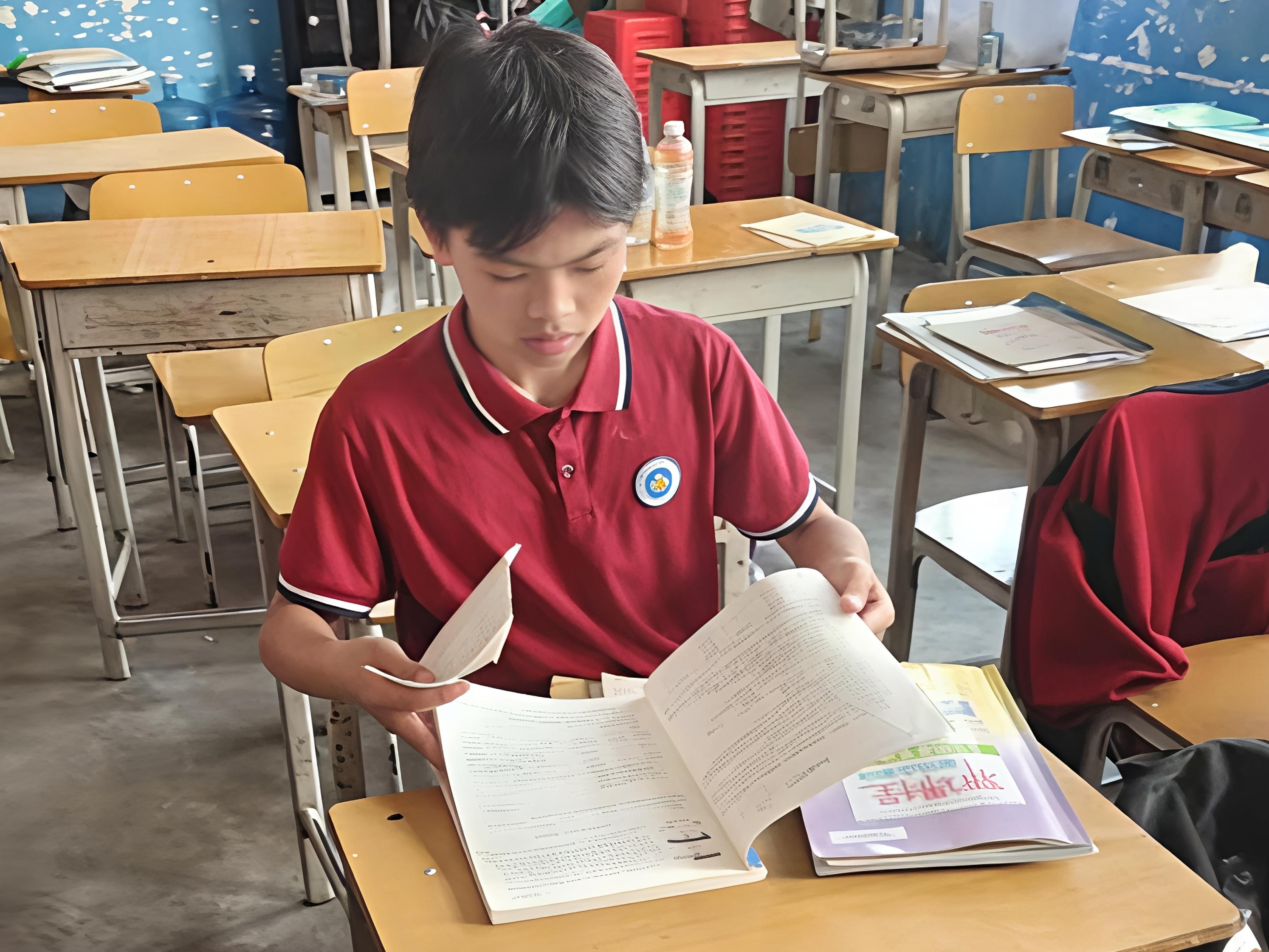 研学后收拾东西准备回家